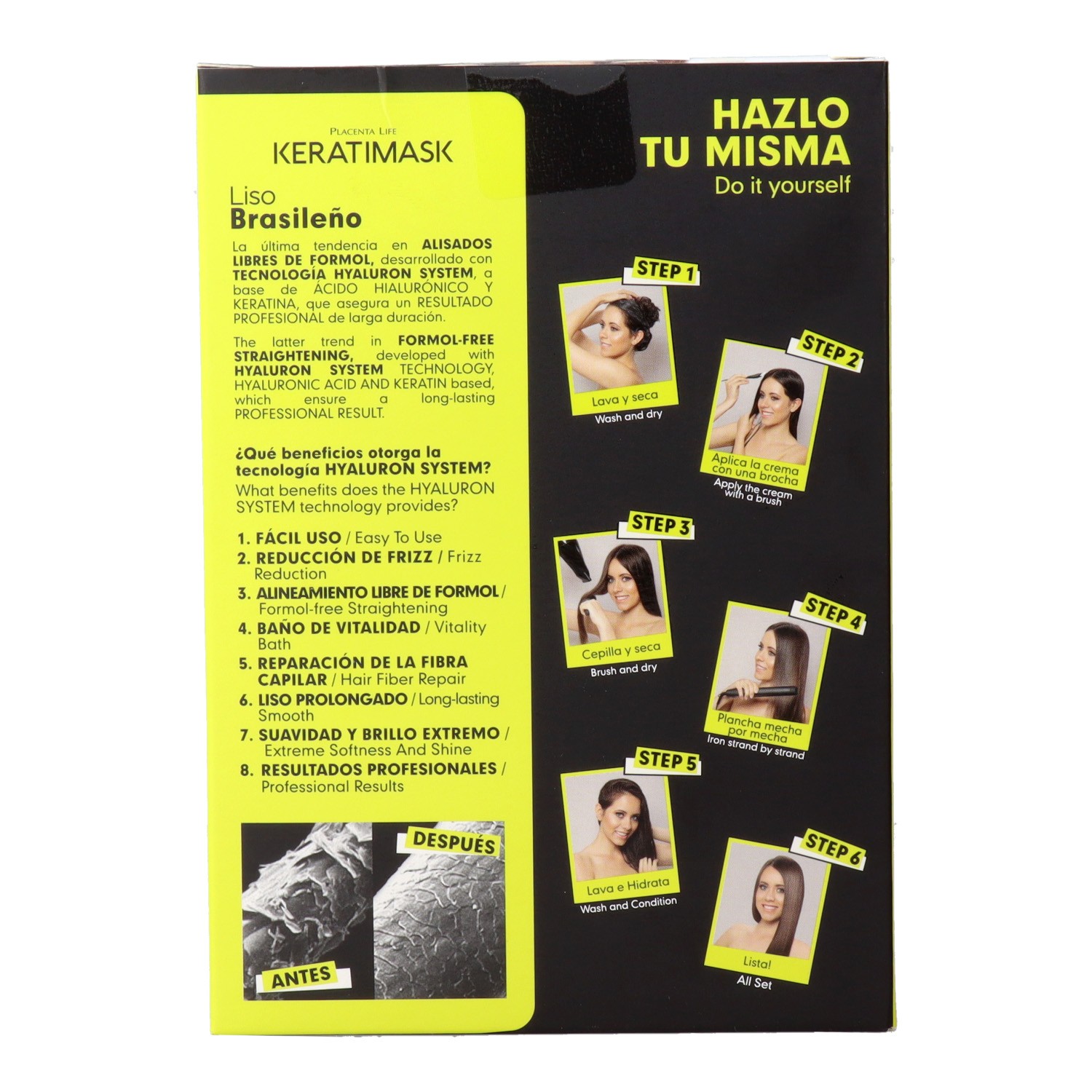Kit de Suavização Placenta Life Keratimask