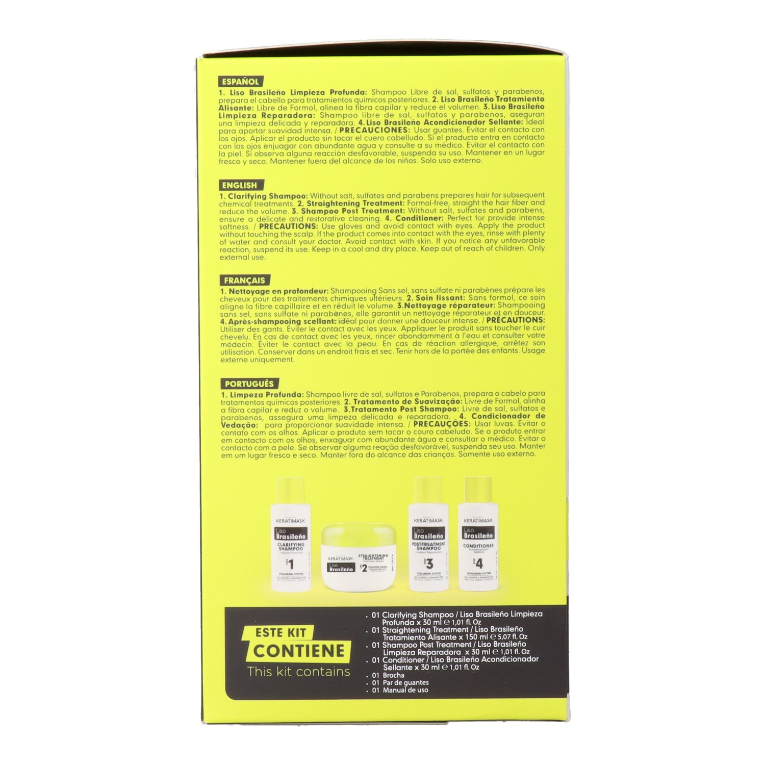Kit de Suavização Placenta Life Keratimask