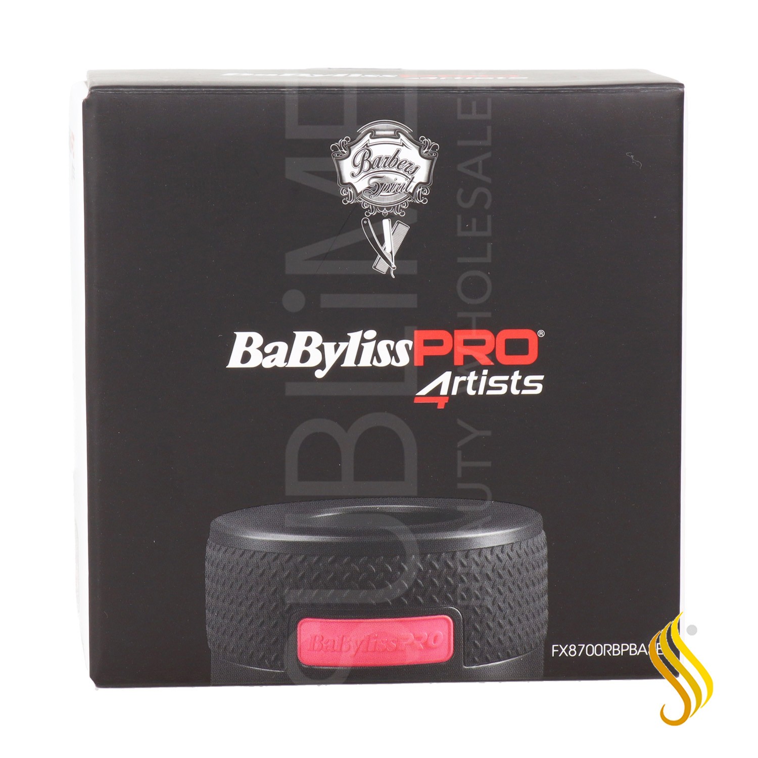 Base de carregamento preta e vermelha Babyliss Pro 4artists