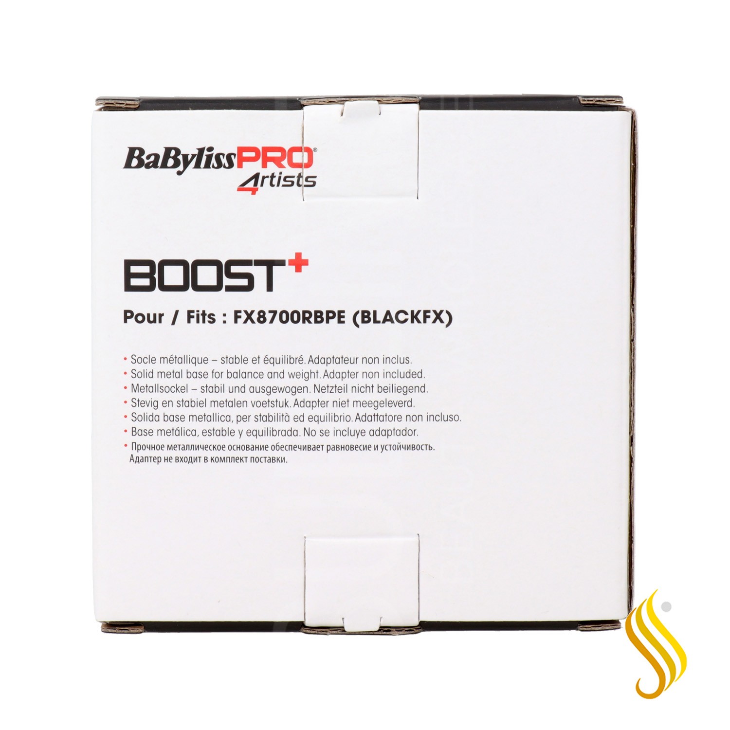 Base de carregamento preta e vermelha Babyliss Pro 4artists