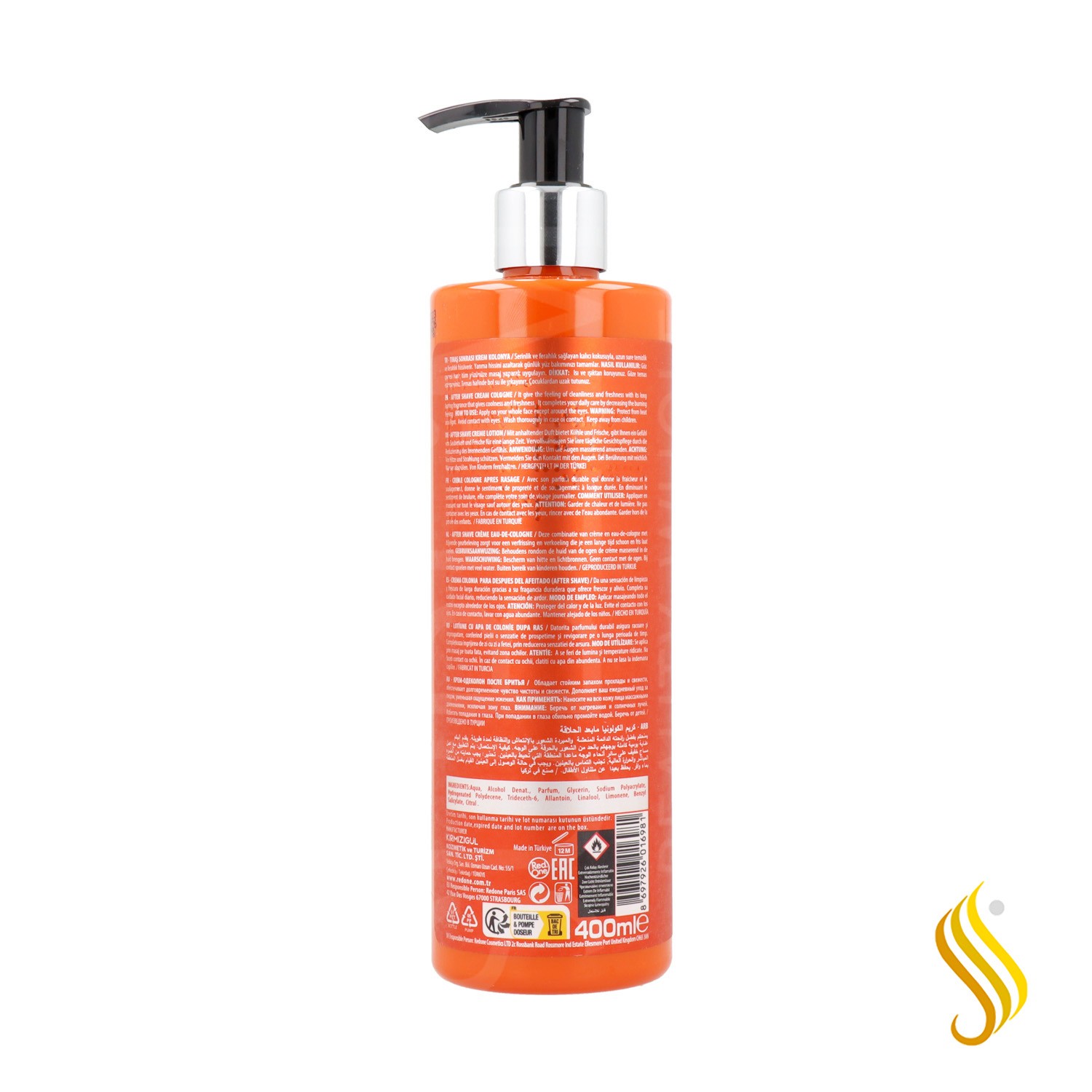 Red One Men Crème Après-Rasage Cologne Revitalisante 400 ml