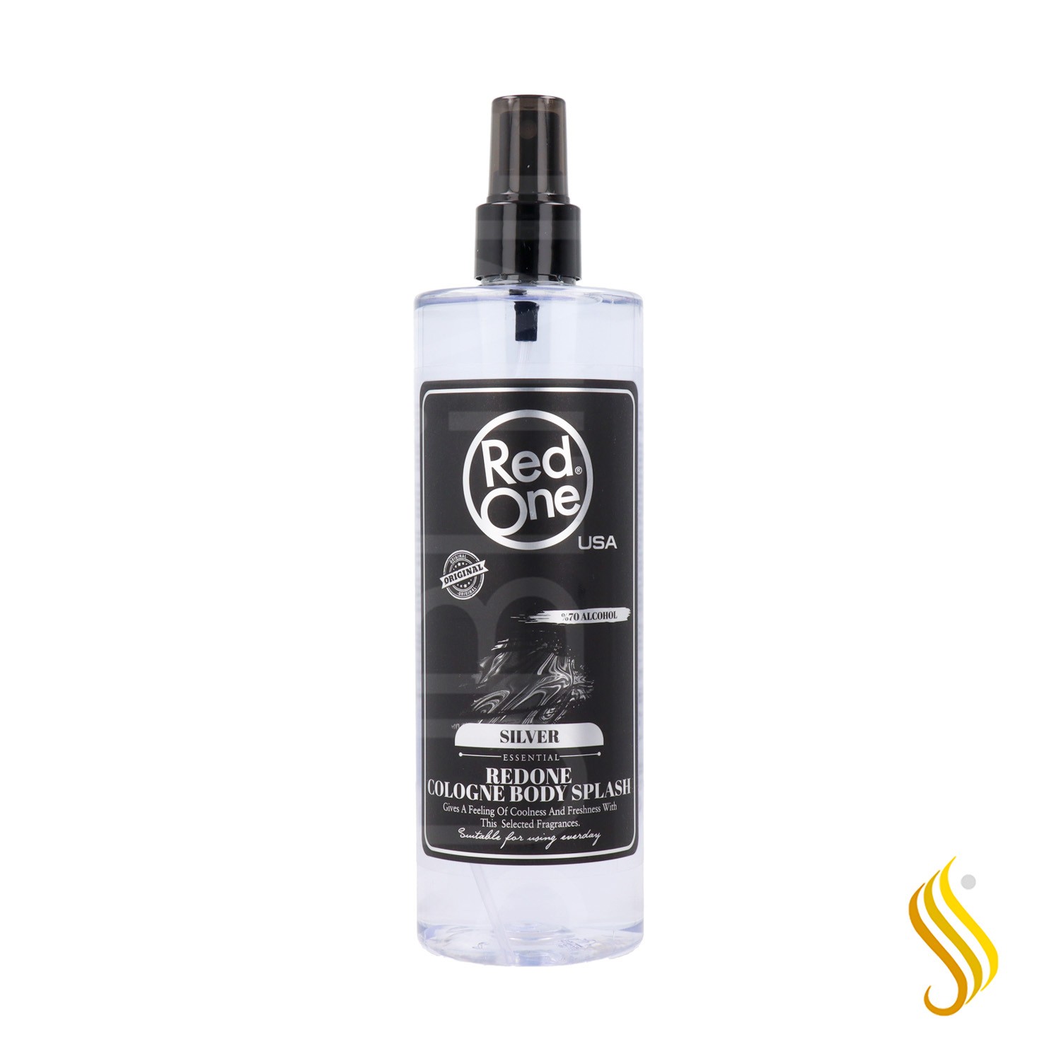 Red One Colônia Body Splash Prata 400 ml