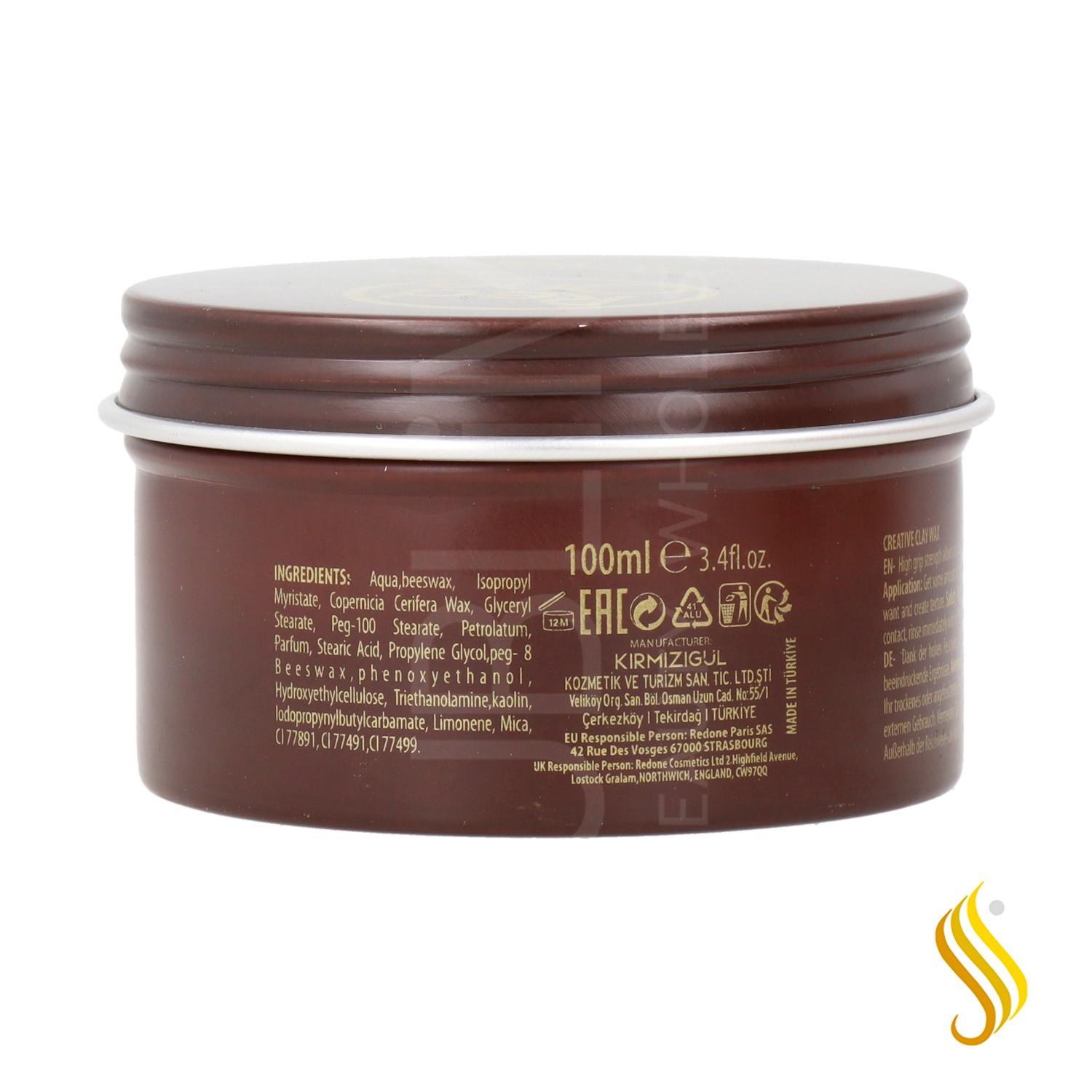 Red One Cera de argila criativa de fixação forte fosca 100 ml