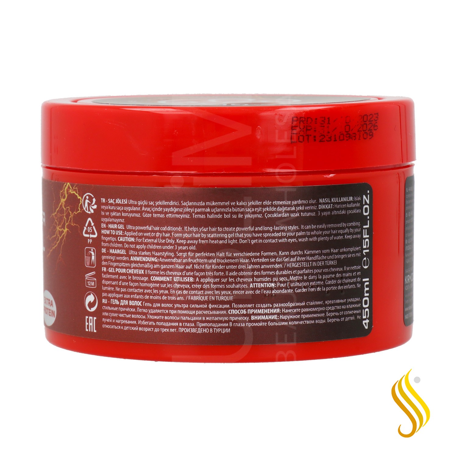 Red One Gel Capilar Magic Power Vermelho 450 ml