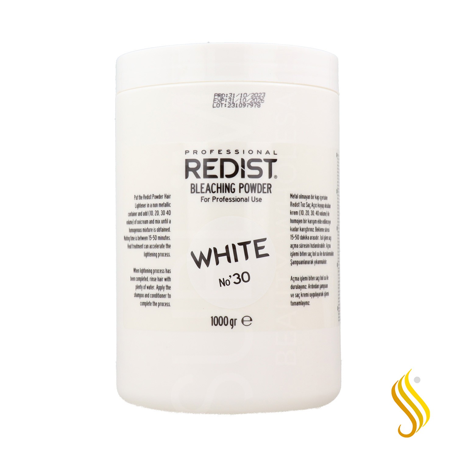 Redist Bleaching Powder White Bleaching 1000 ml