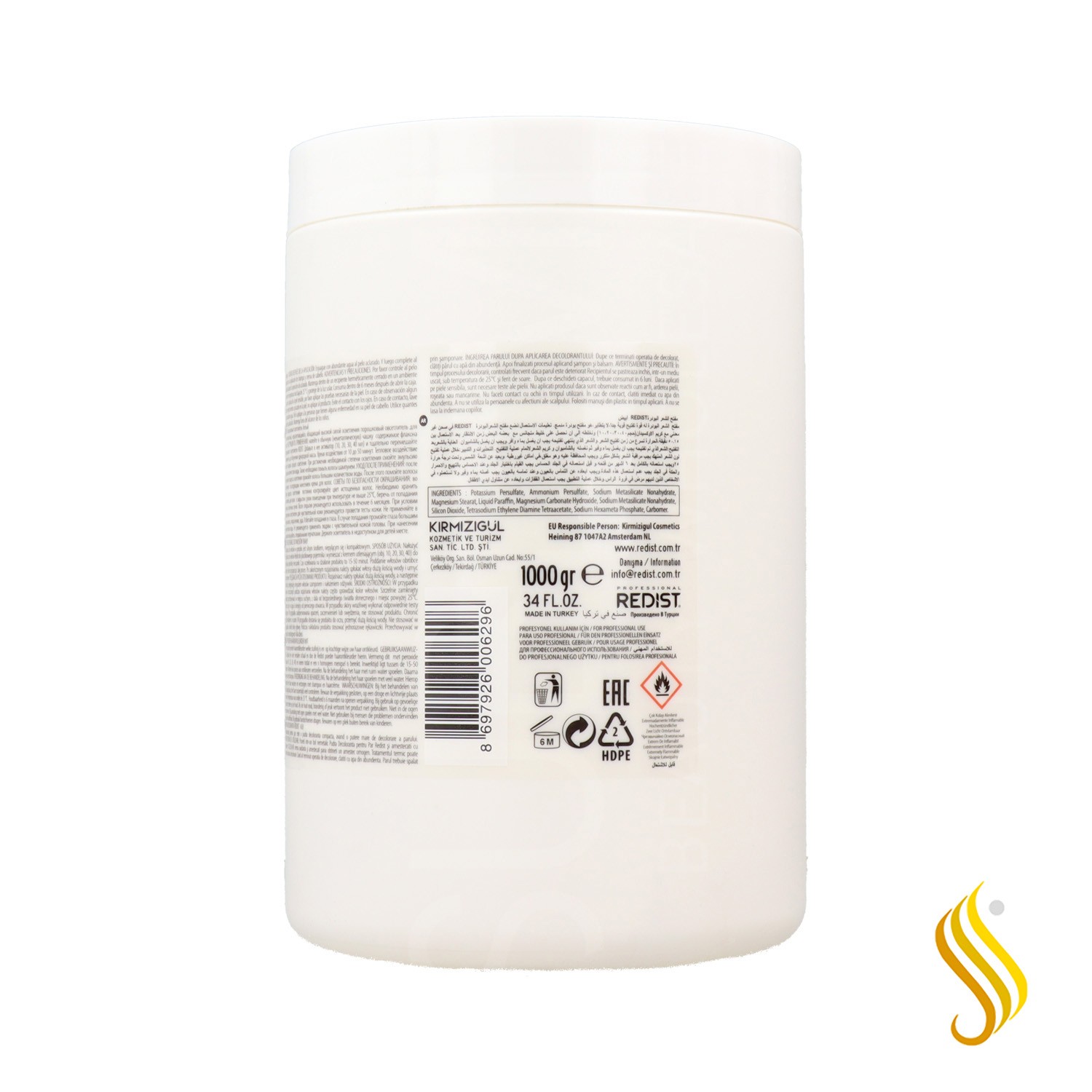 Redist Bleaching Powder White Bleaching 1000 ml