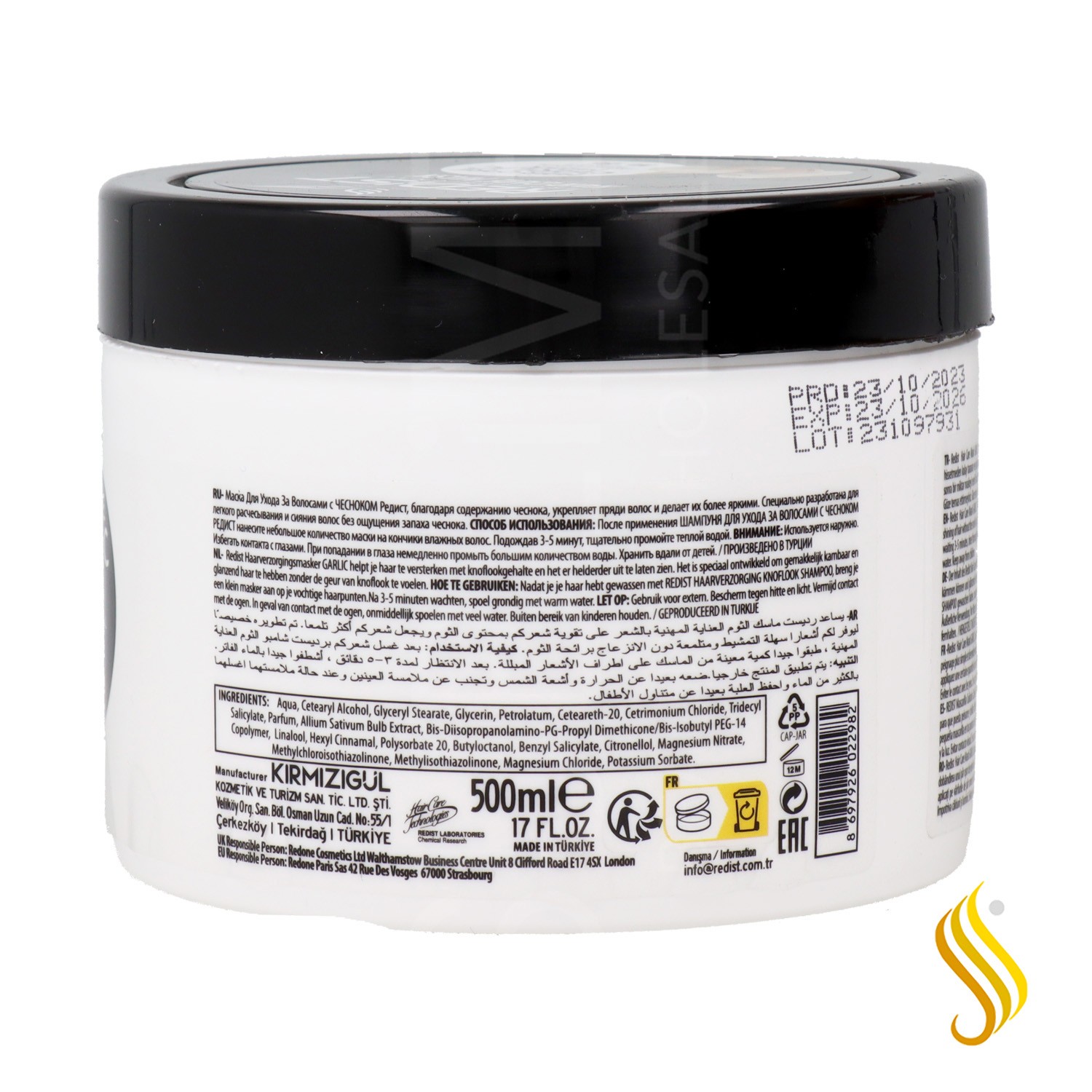 Redist Hair Care Garlic Mask 500 ml