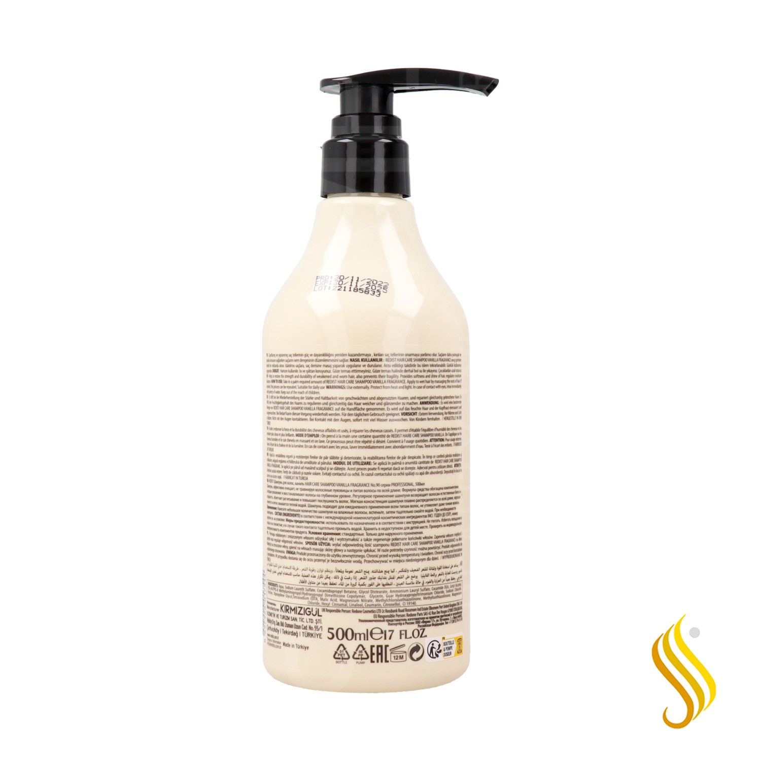 Redist Hair Shampooing Vanille 500 ml