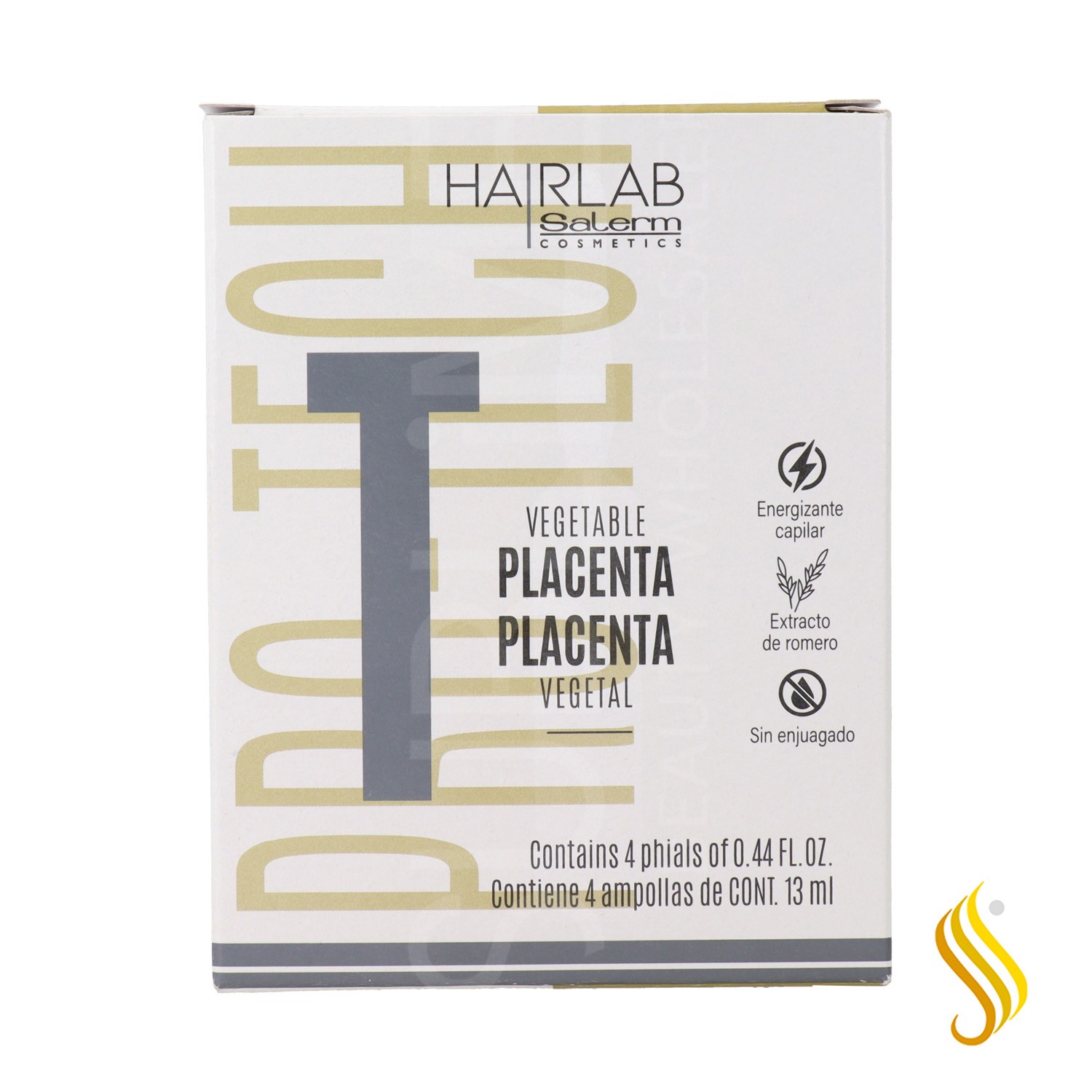 Salerm Ampollas Reestructurante Placenta Natural 4x13 ml