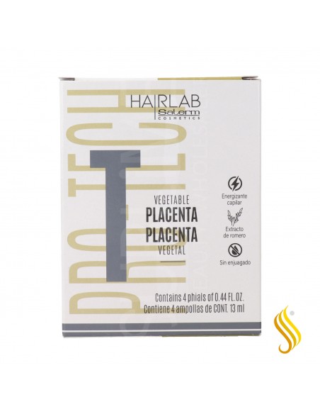 Salerm Ampollas Reestructurante Placenta Natural 4x13 ml