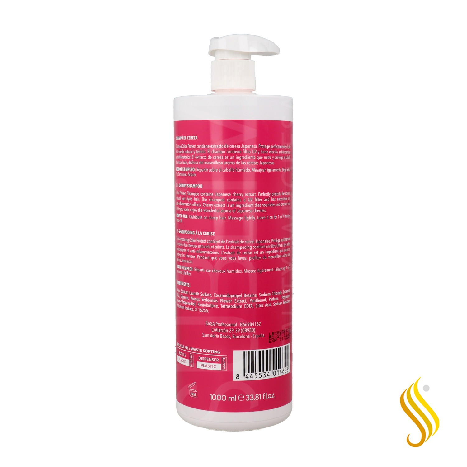 Diamond Girl Color Protect Shampoo Cereja 1000 ml.