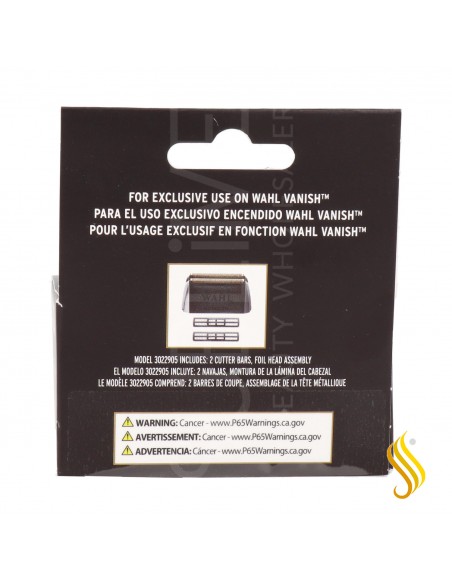 Feuille d'or Wahl + lame Vanish Réf 3022905