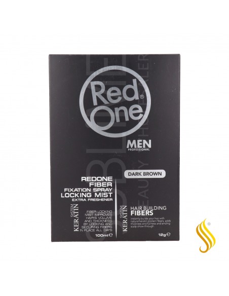 Red One Conjunto Tópico de Fibra Capilar Marrom 100 ml