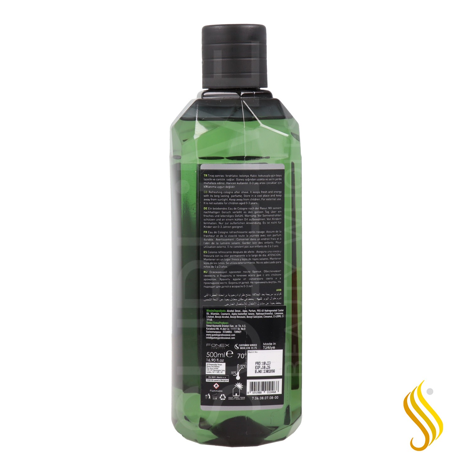 Gummy Barber One Mile Colônia 500 ml