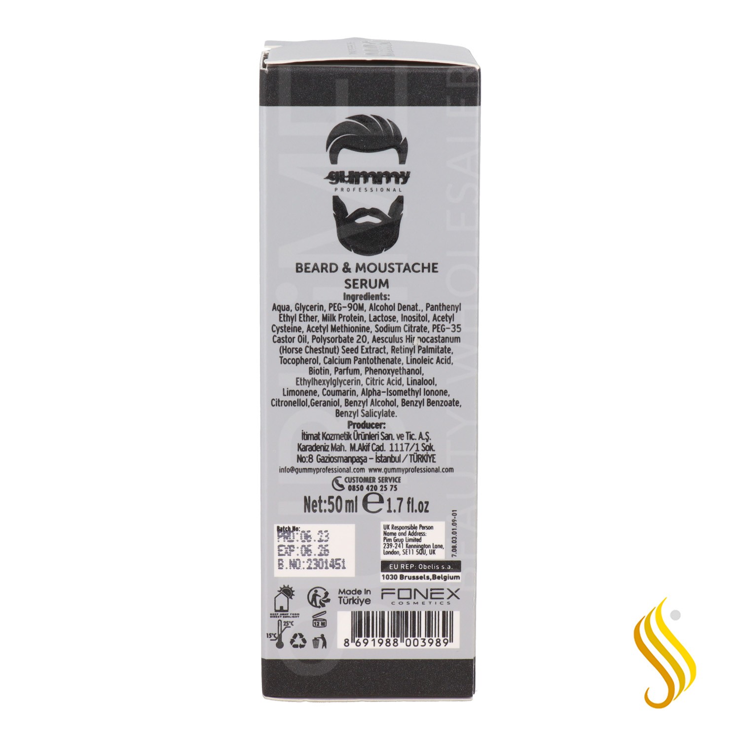 Sérum à barbe gommeuse 50 ml