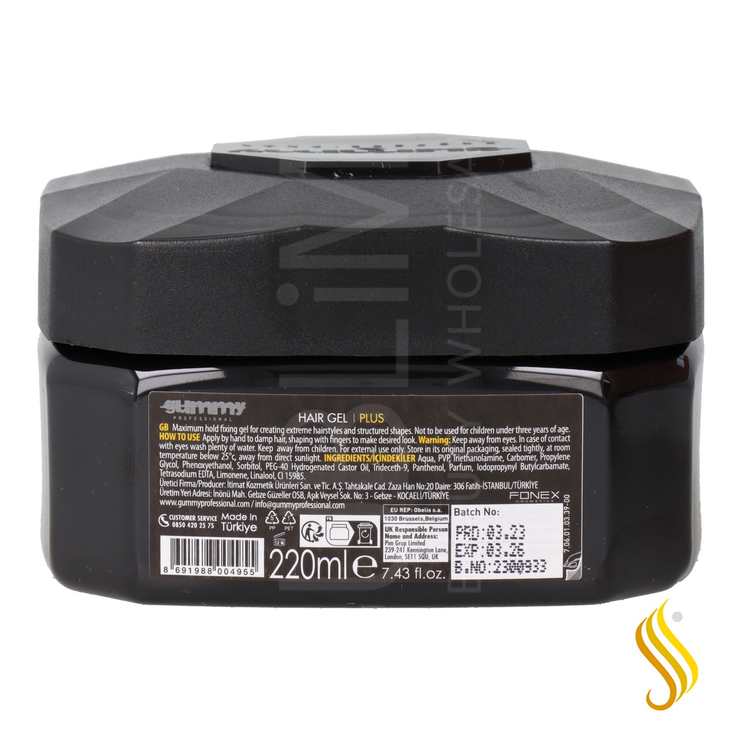 Gummy Hair Gel Plus 220 ml