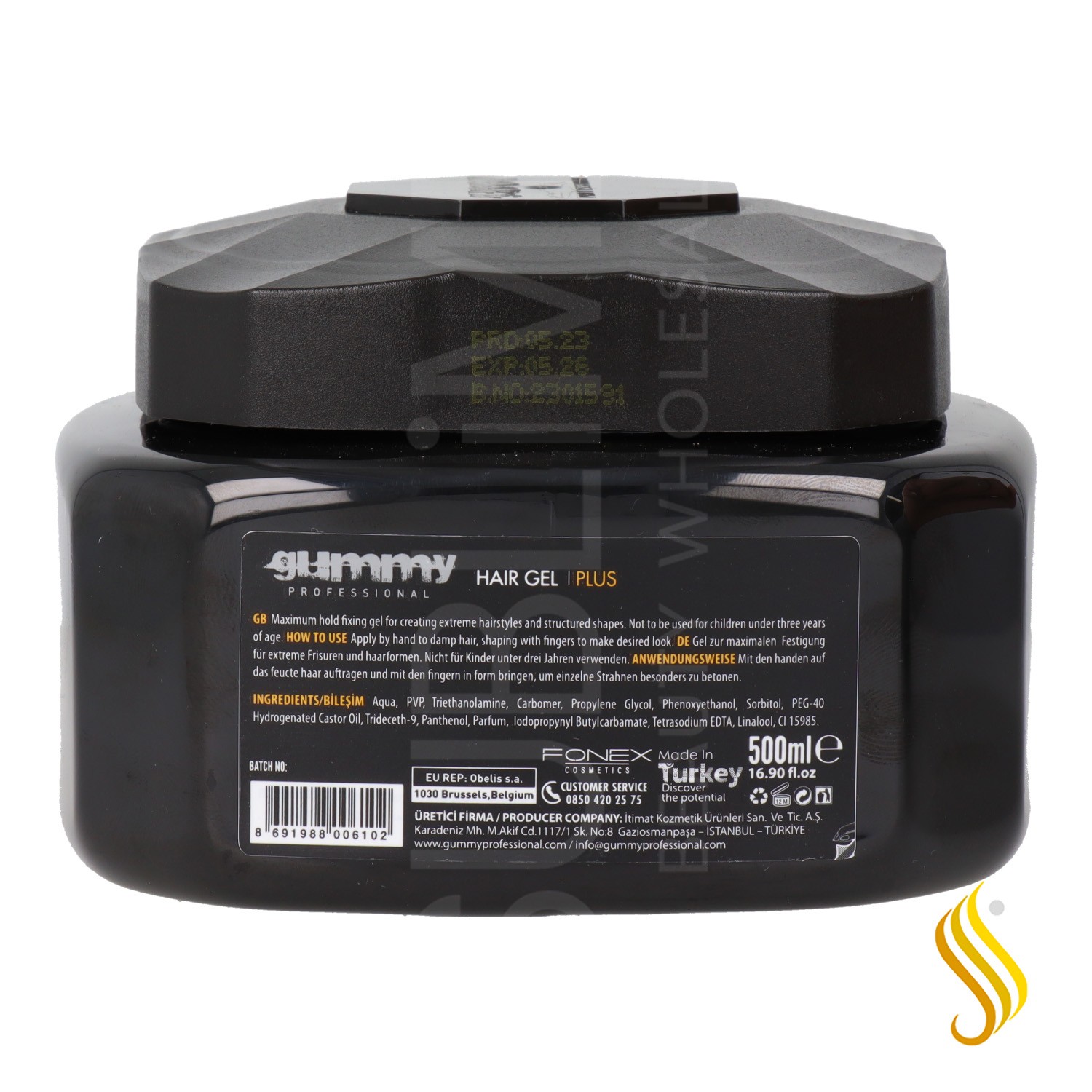 Gummy Hair Gel Plus 500 ml