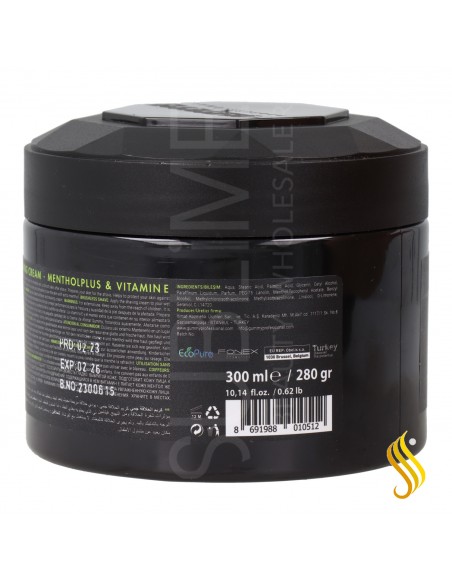 Crème de rasage gommeuse mentholée 300 ml