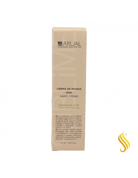 Arual Crème pour les mains parfum thé vert 30 gr