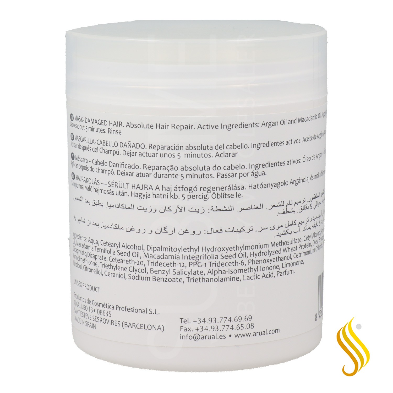 Arual Crystal Diamond Mask 500 ml