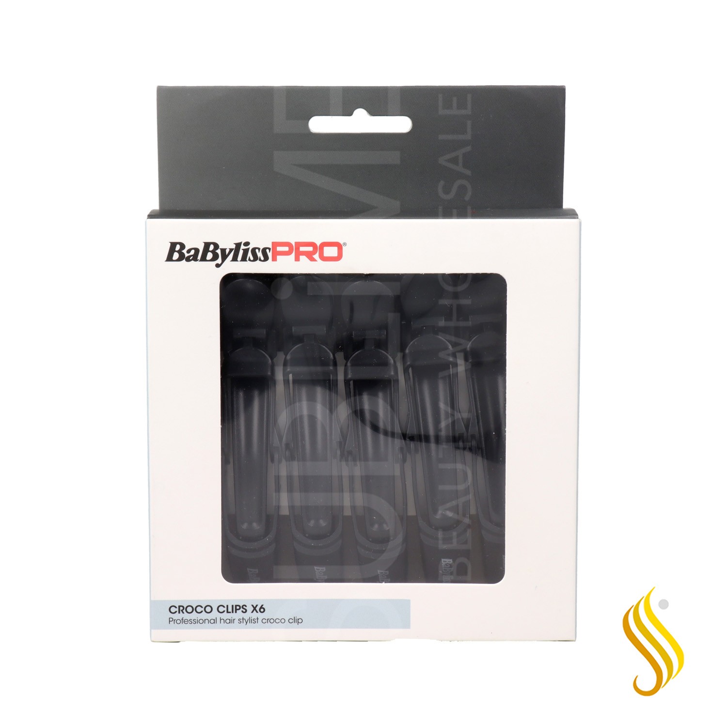 Pinça Babylis Pro Crocodile Clips 6u