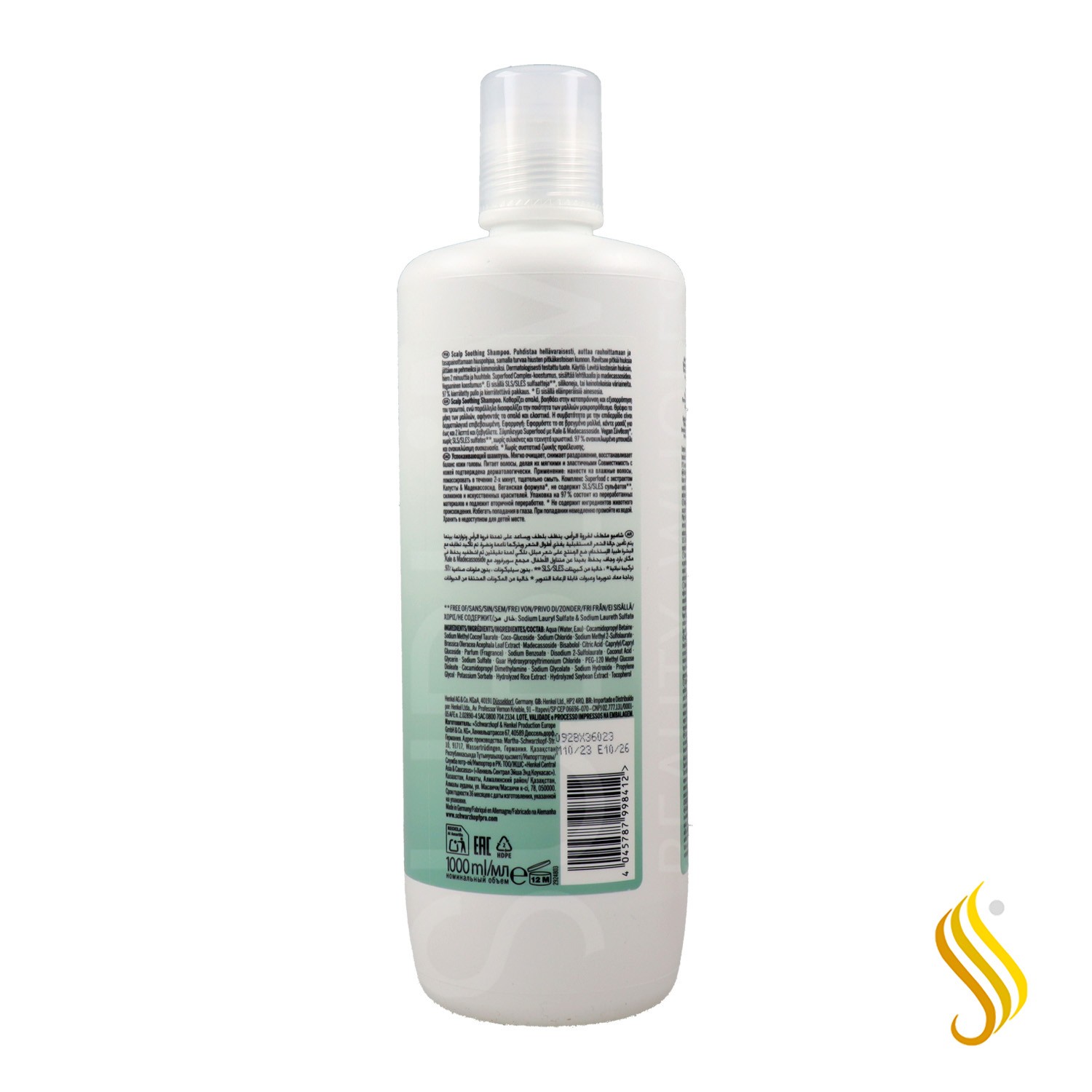 Schwarzkopf Bonacure Soothing Shampoo 1000 ml