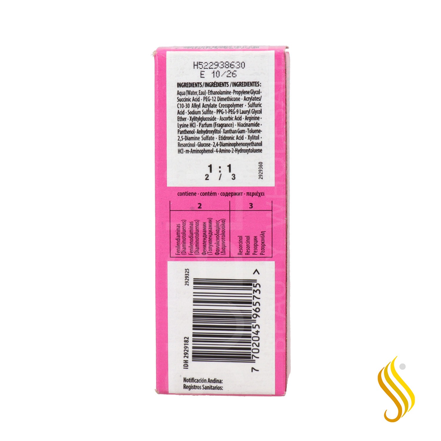 Schwarzkopf Igora Vibrance 10-1 Tonique Cendré Doux 60 ml