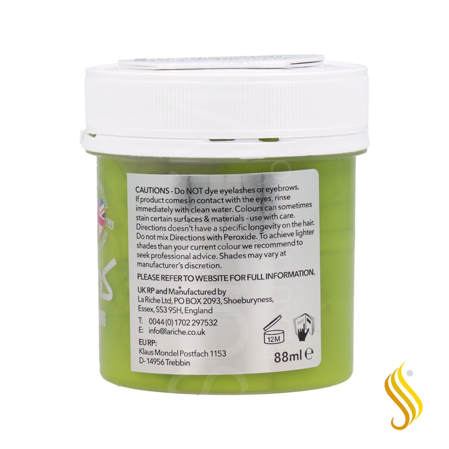 La Riche Directions Après-shampooing semi-permanent à la chaux fluorescente 88 ml
