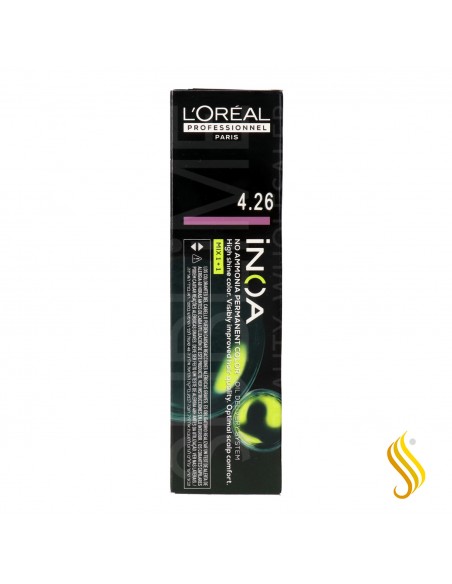 L’Oréal Inoa 4.26 – Castaño Irisado Rojo 60 gr