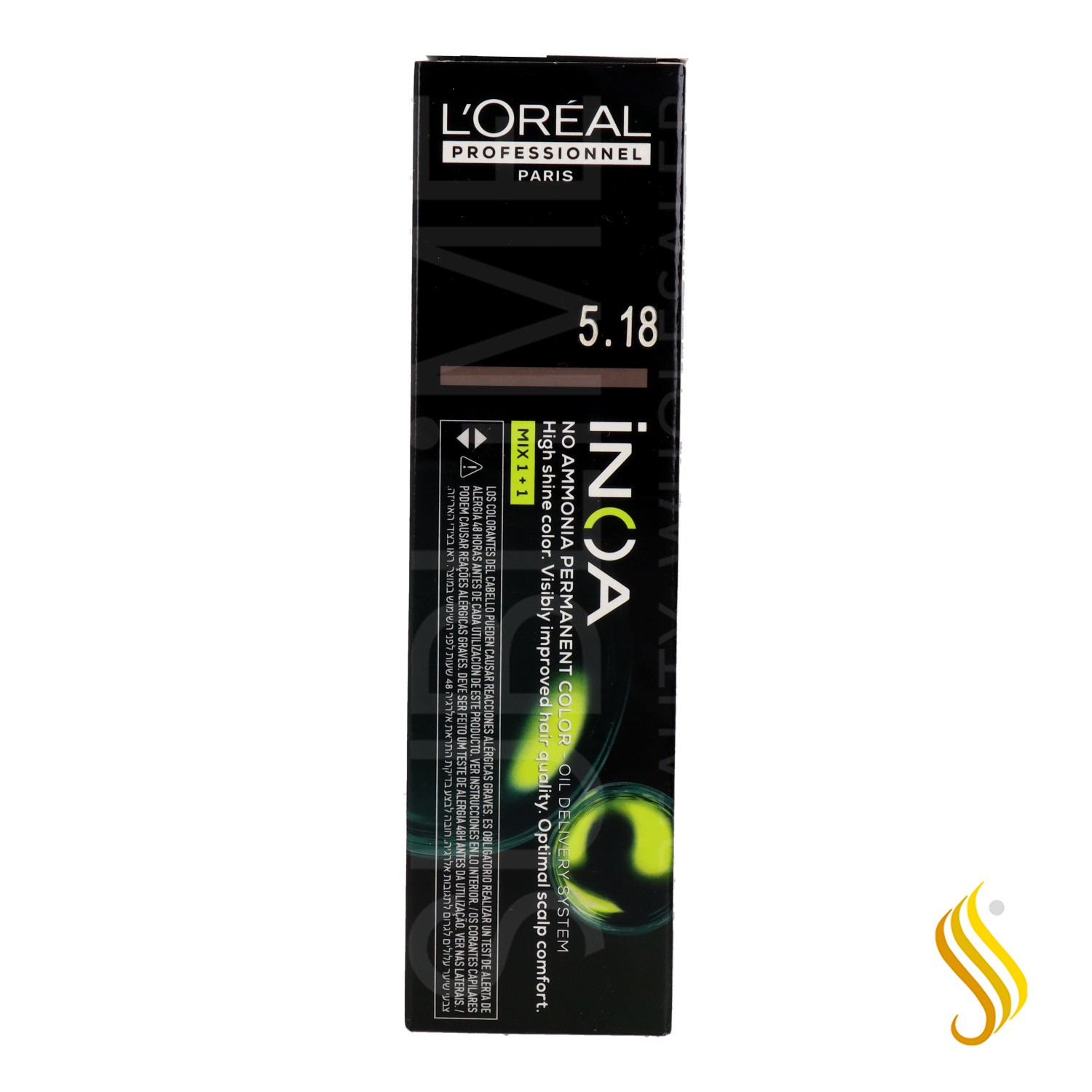L'Óreal Inoa 5.18 - Castaño Claro Ceniza Moca 60 gr