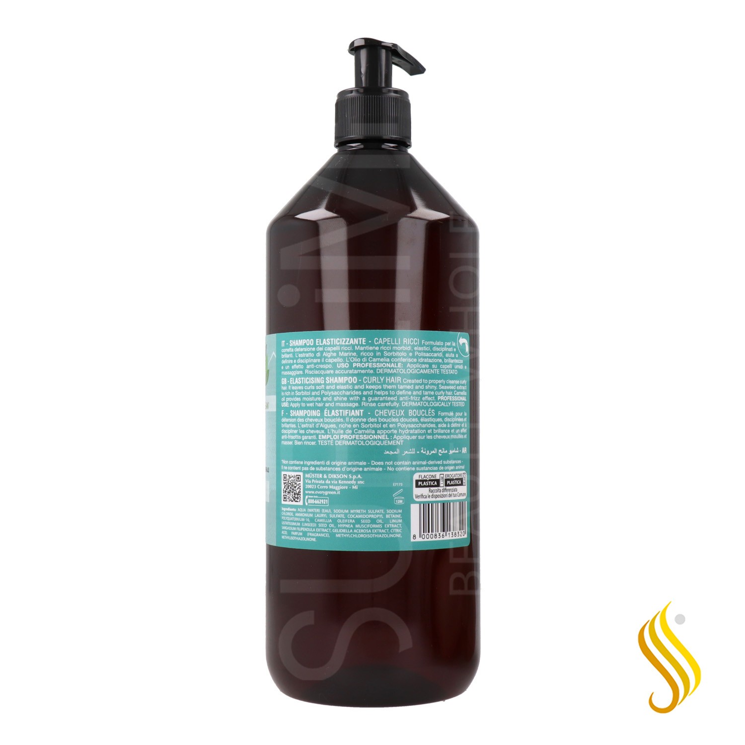 Dikson Every Green Curly Elastifying Shampoo 1000 ml