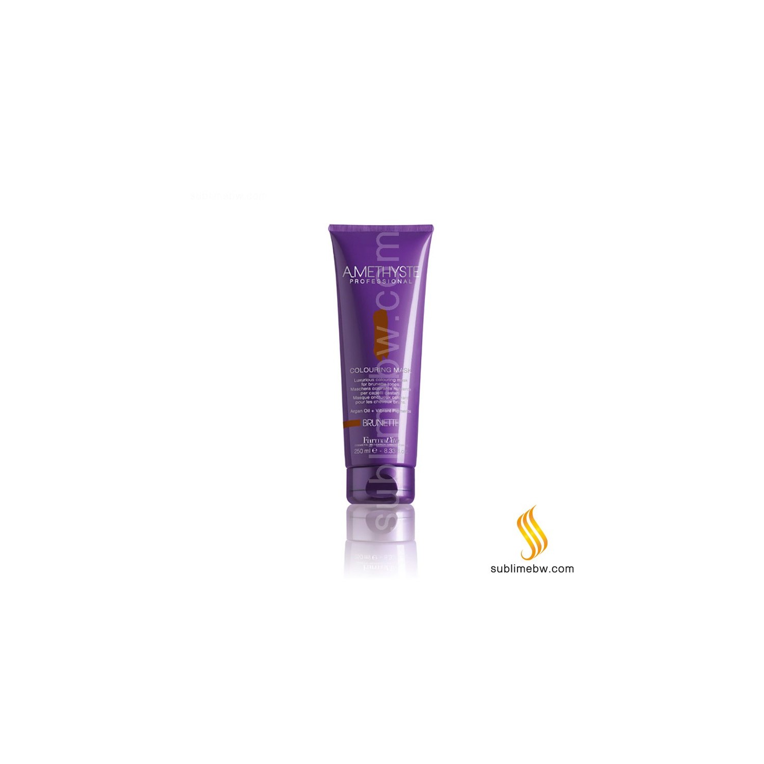 Farmavita Amethyste Colouring Mask Marrón 250 Ml