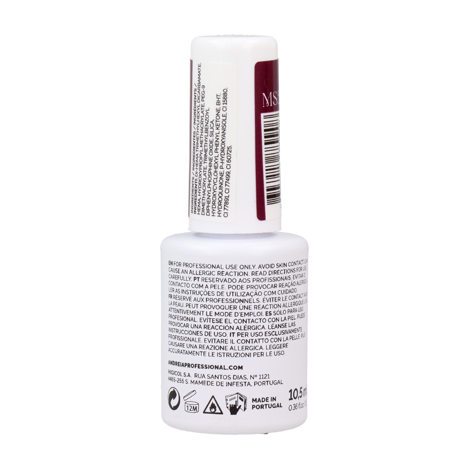 Andreia Le Vernis Gel Ms5 10,5 ml