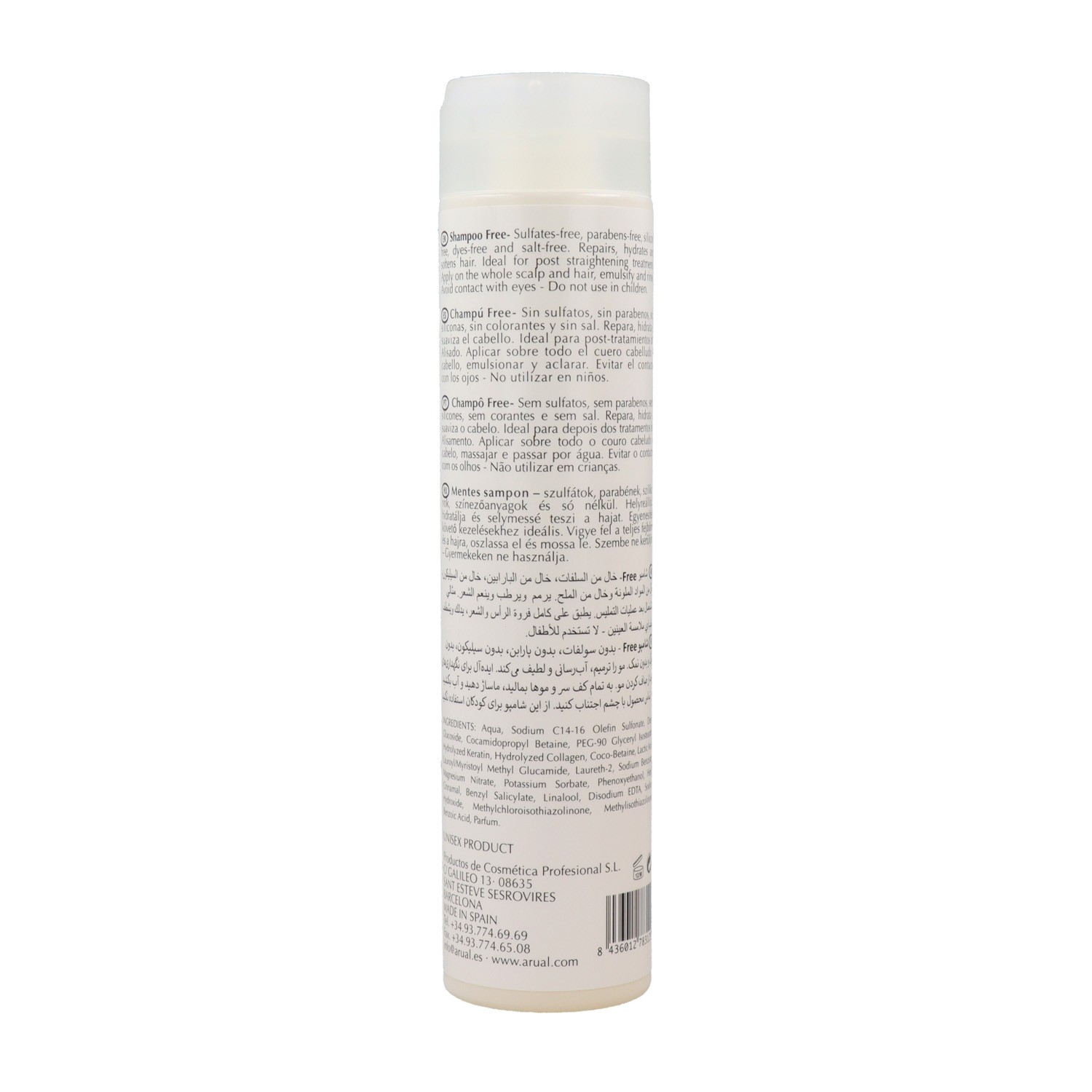 Arual Free Eco Friendly Shampoo 250 ml