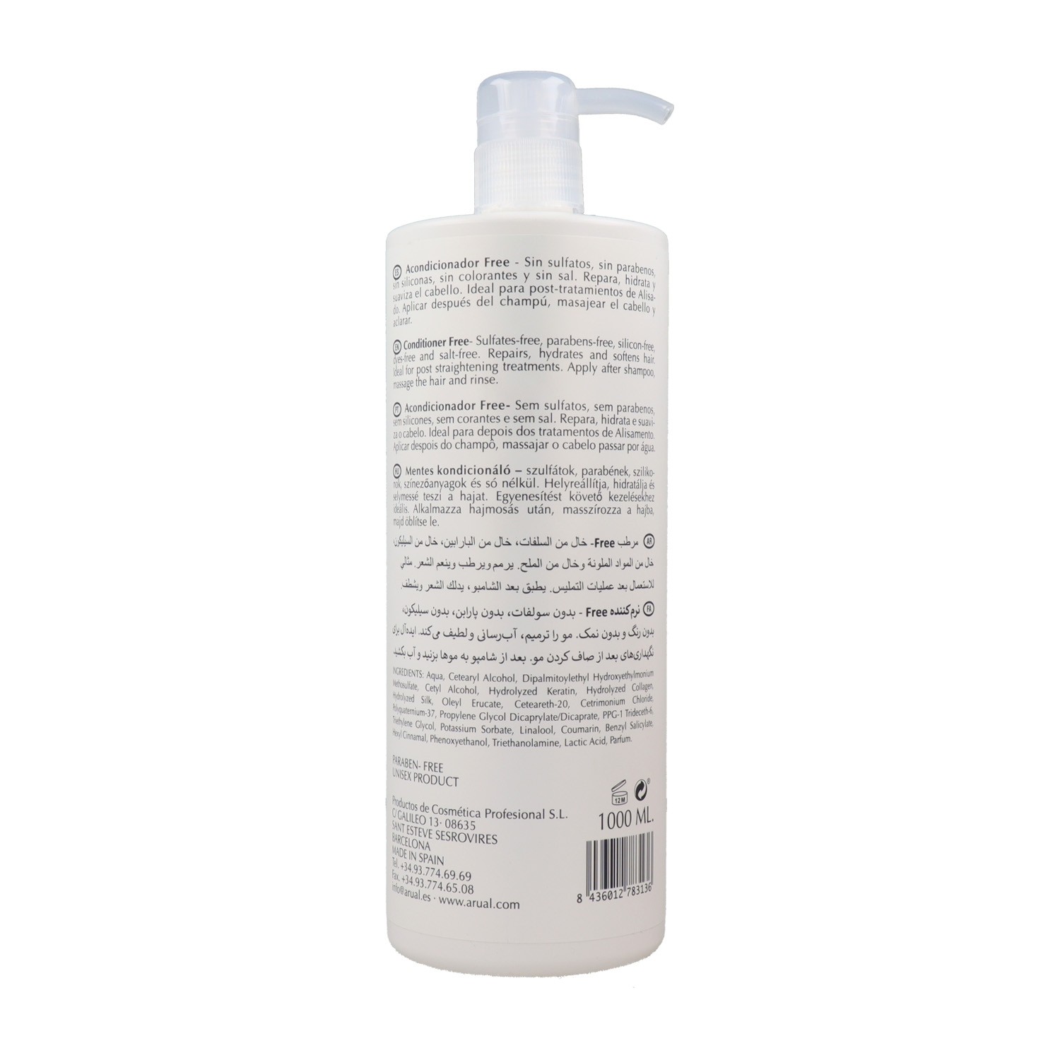 Arual Free Eco Friendly Conditioner 1000 ml