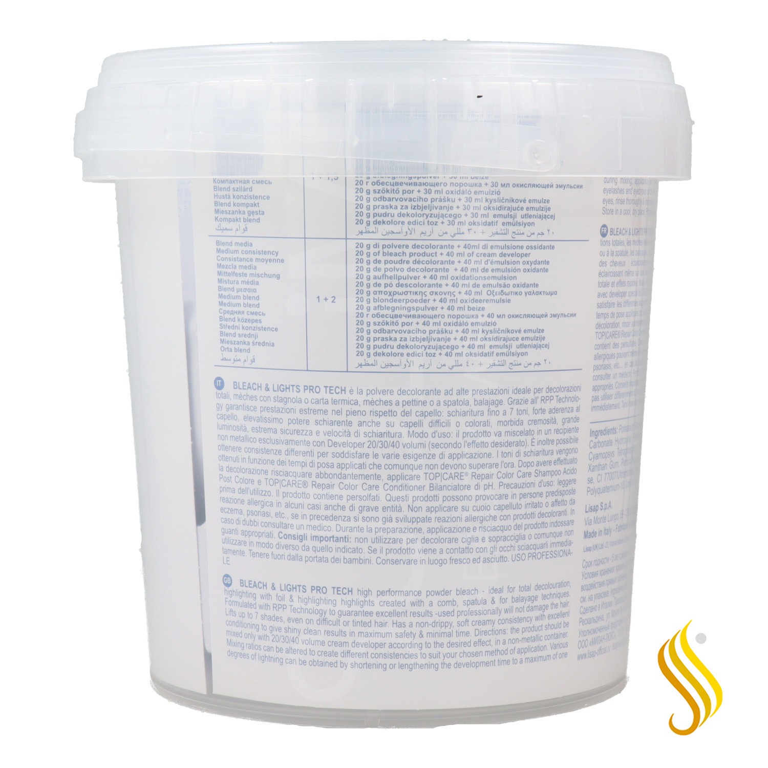 Lisap Pó Descolorante Bleach Lights Pro Tech 1000 ml