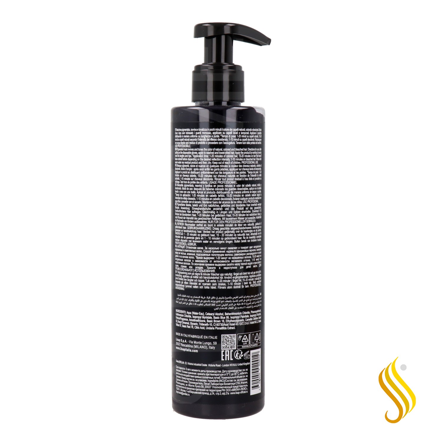 Lisap Color Anthracite Mask 250 ml