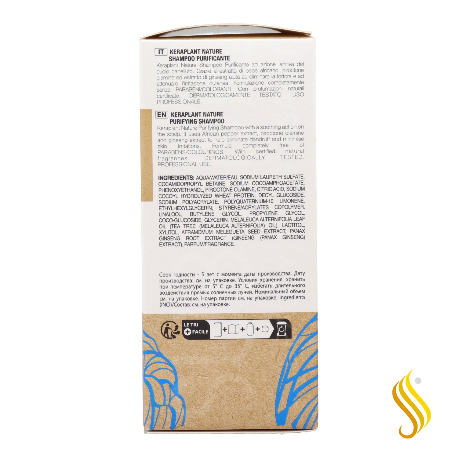 Lisap Keraplant Nature Purifying Shampoo 250 ml