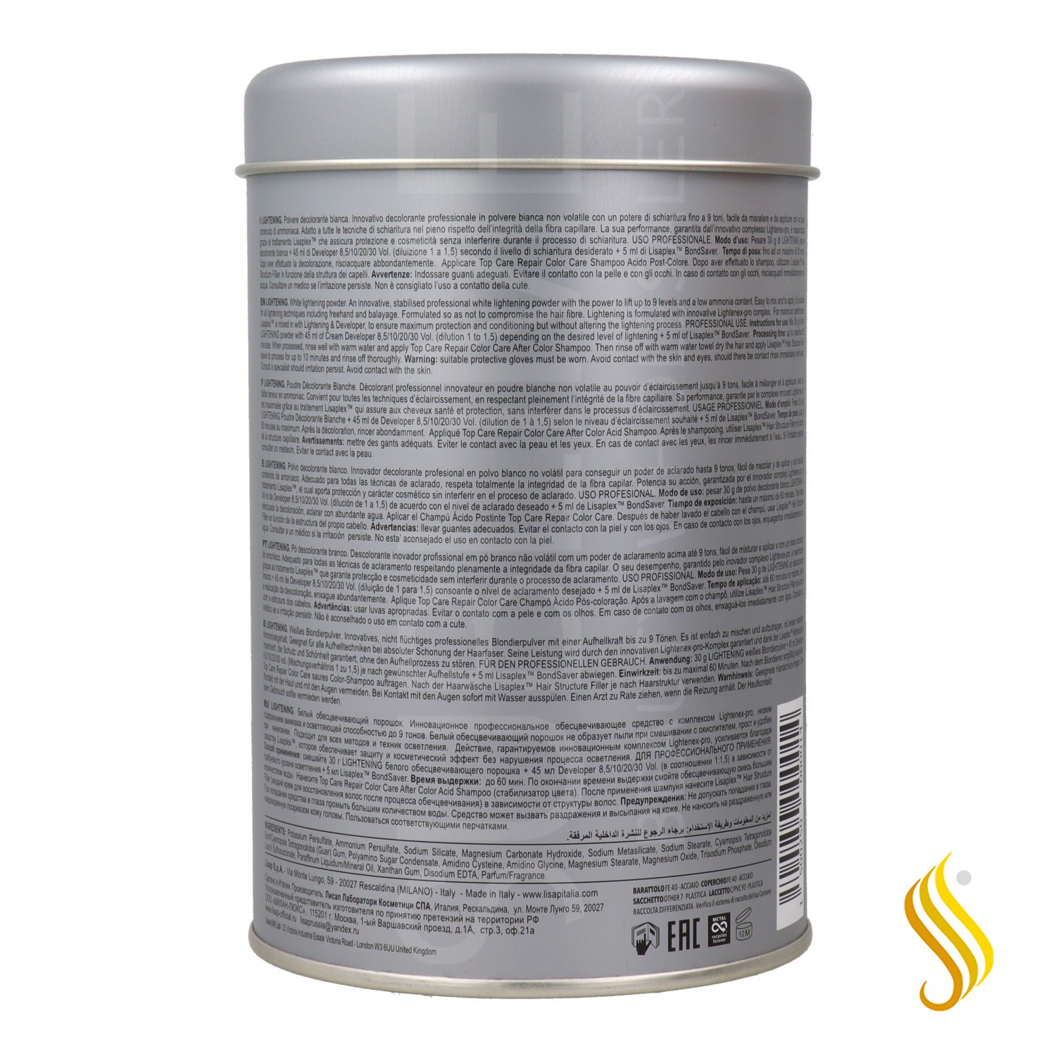 Lisap Light Scale 9 Shades Bleach 500 ml