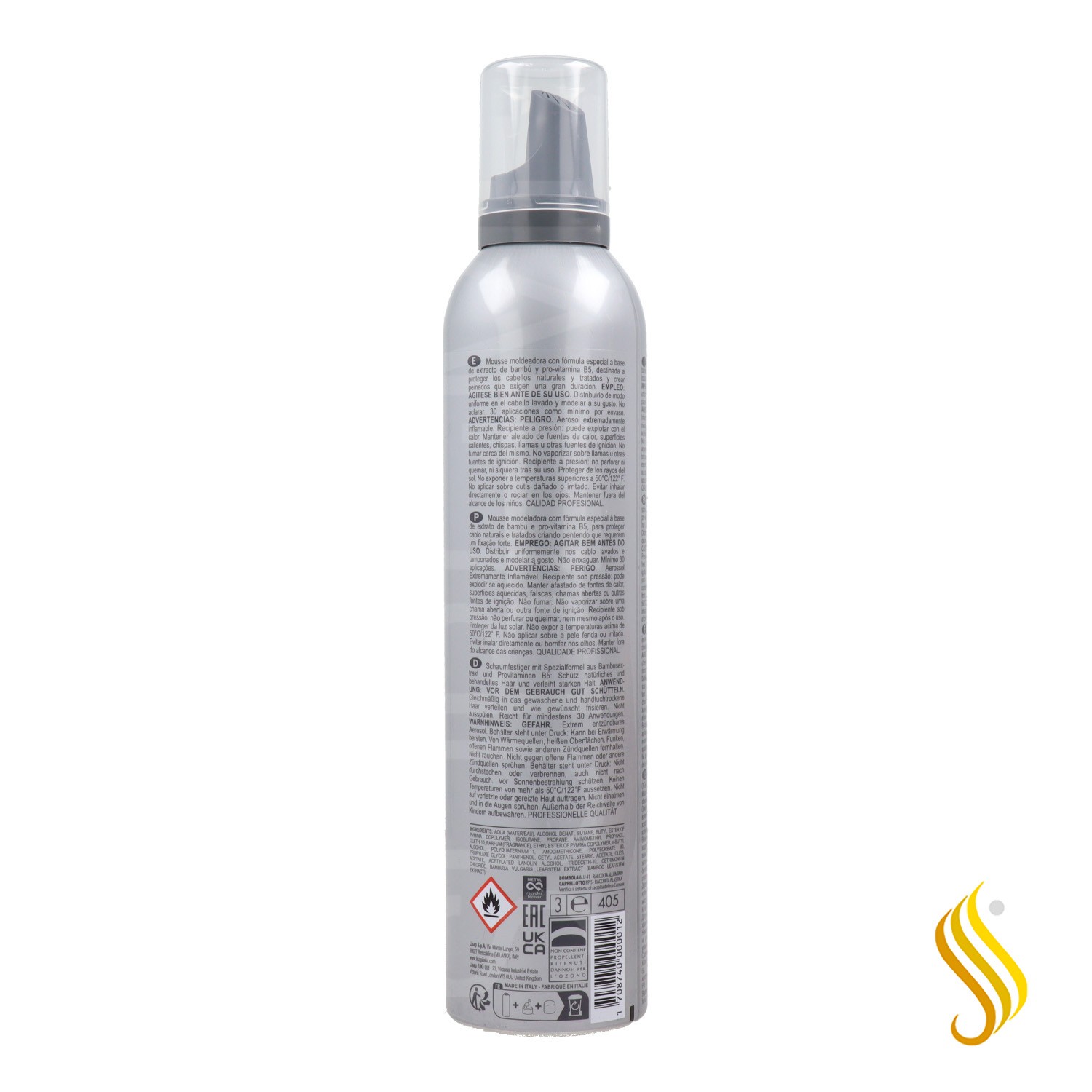 Lisap High Tech Mousse Forte Volumatrice Cheveux 300 ml