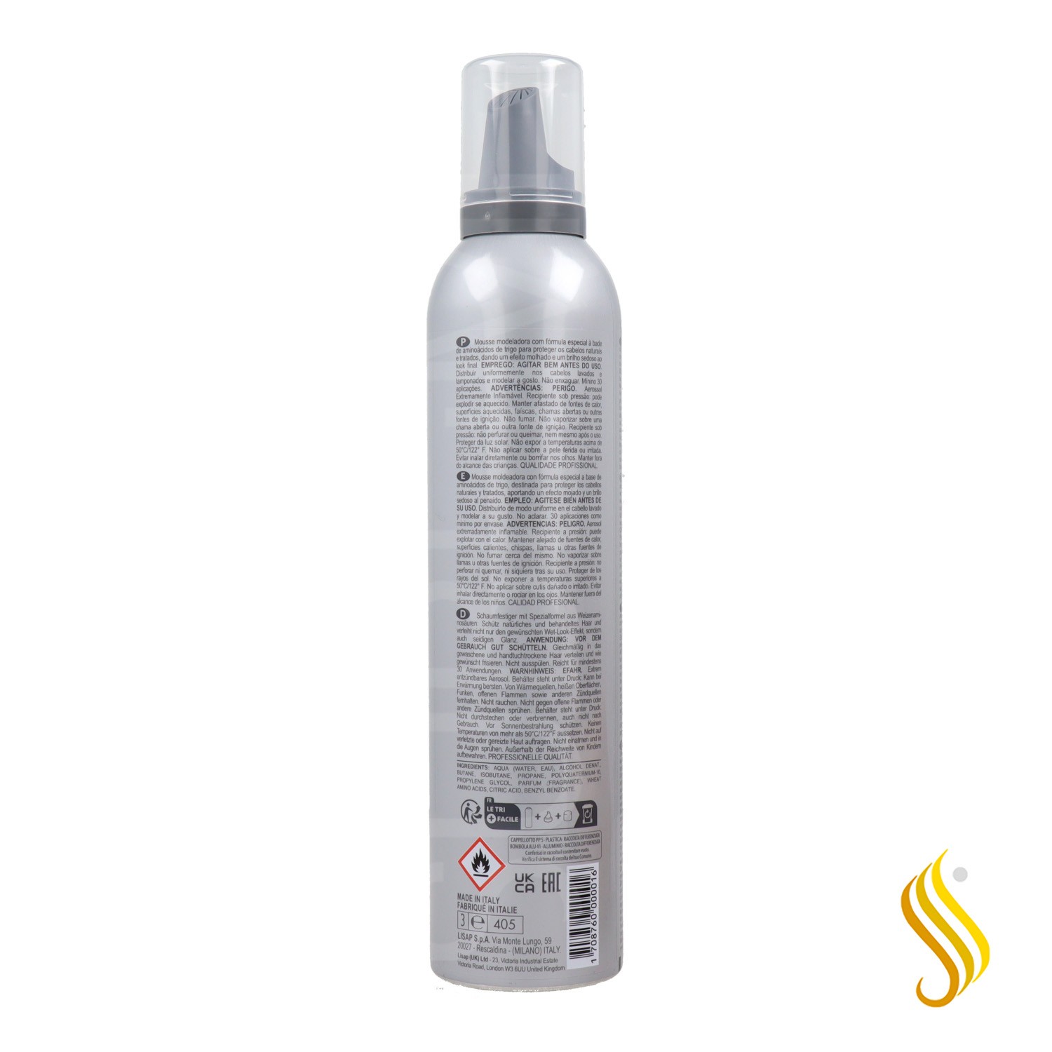 Lisap High Tech Hair Wet Effect Mousse Gel 300 ml