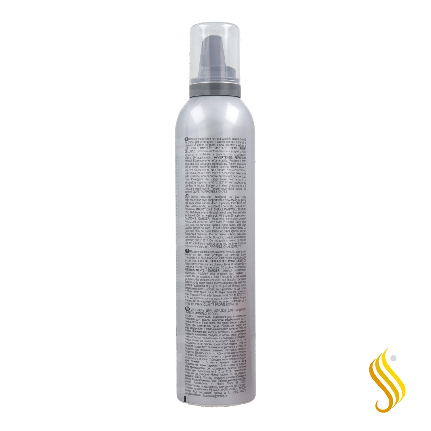 Lisap High Tech Hair Wet Effect Mousse Gel 300 ml