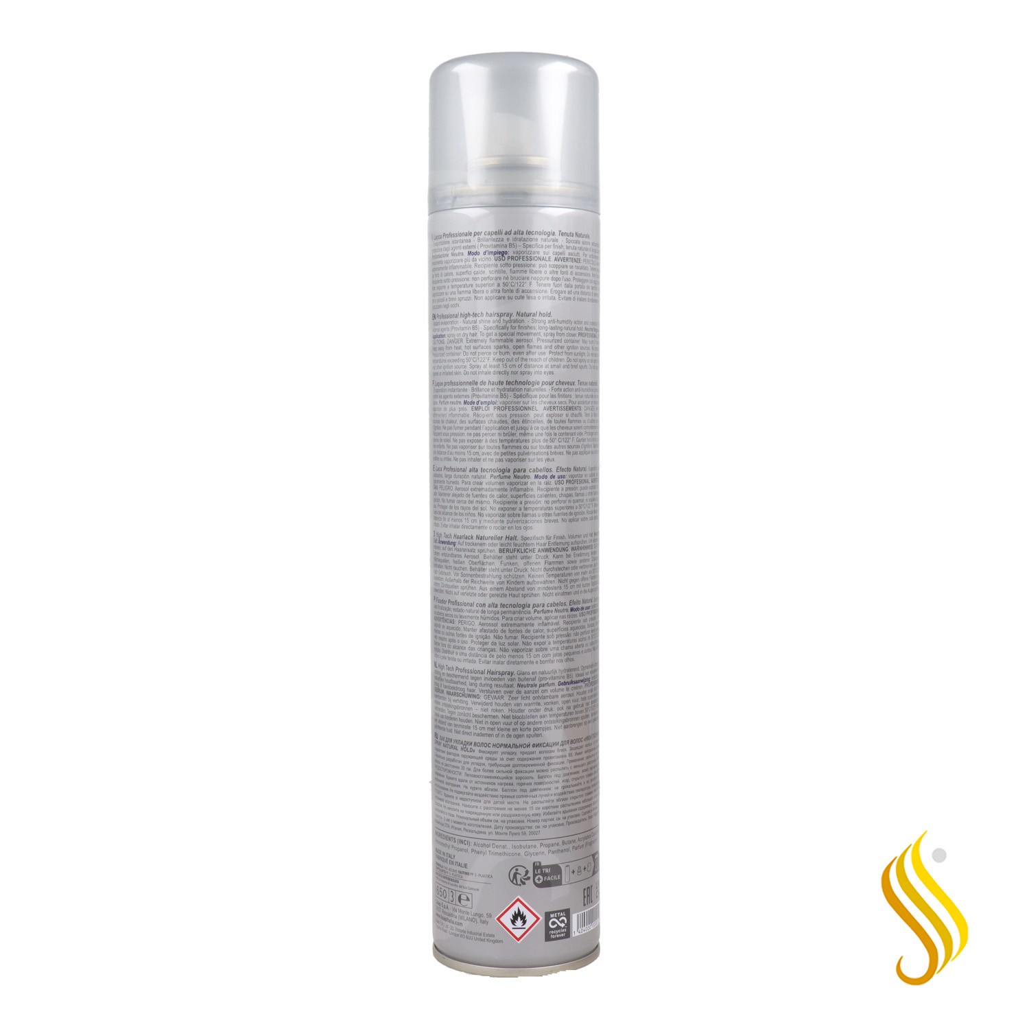Lisap High Tech Hair Hair Natural Hold Spray Lacquer 500 ml