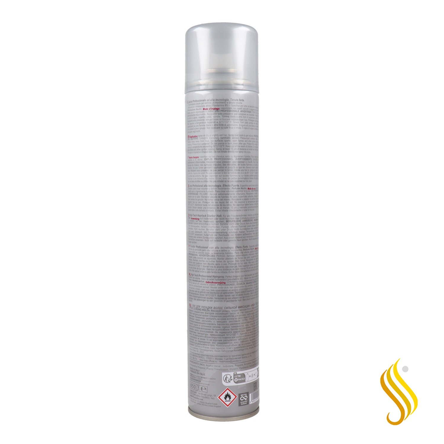 Lisap High Tech Hair Strong Hold Spray Lacquer 500 ml