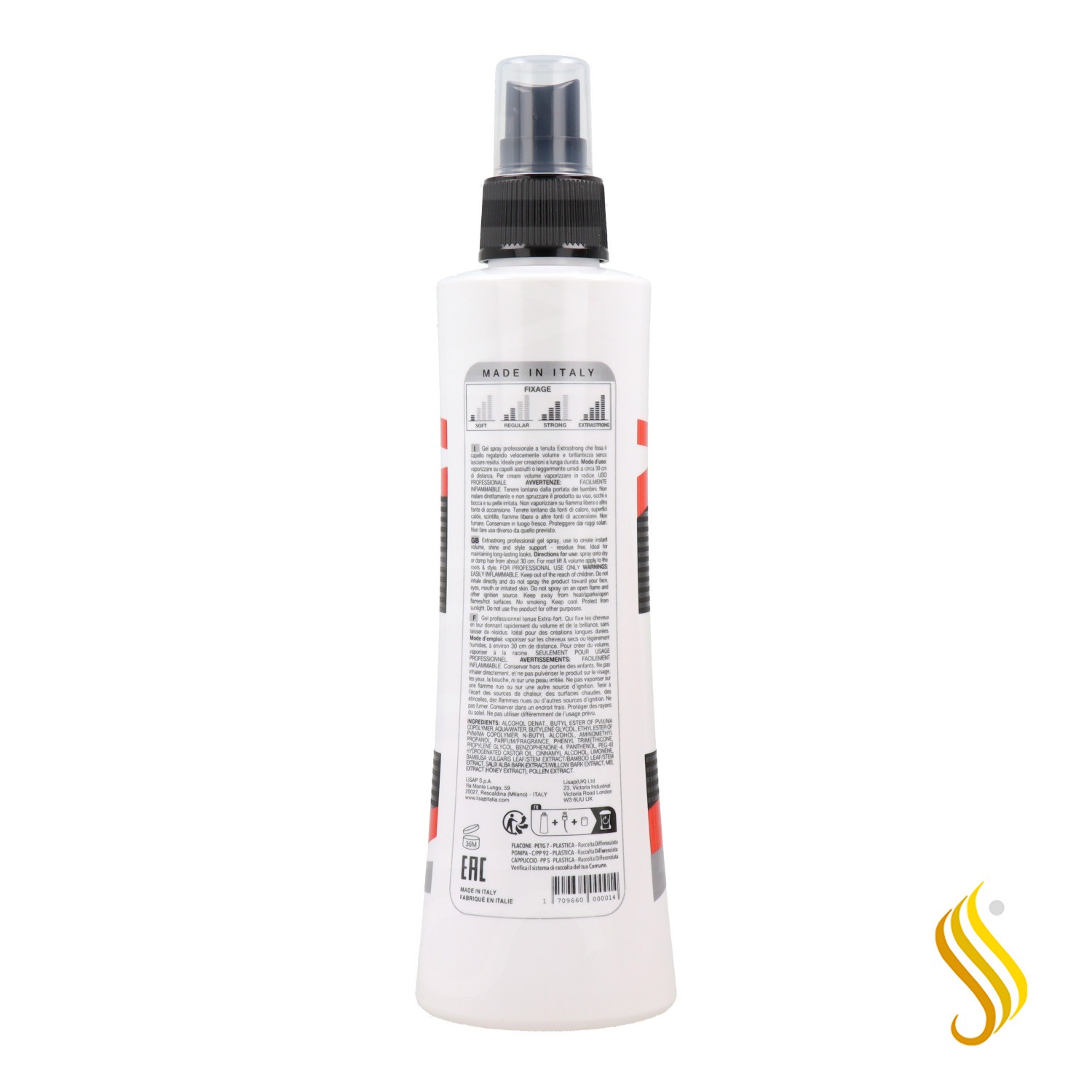 Lisap Sculture Extra Strong Spray Gel 250 ml