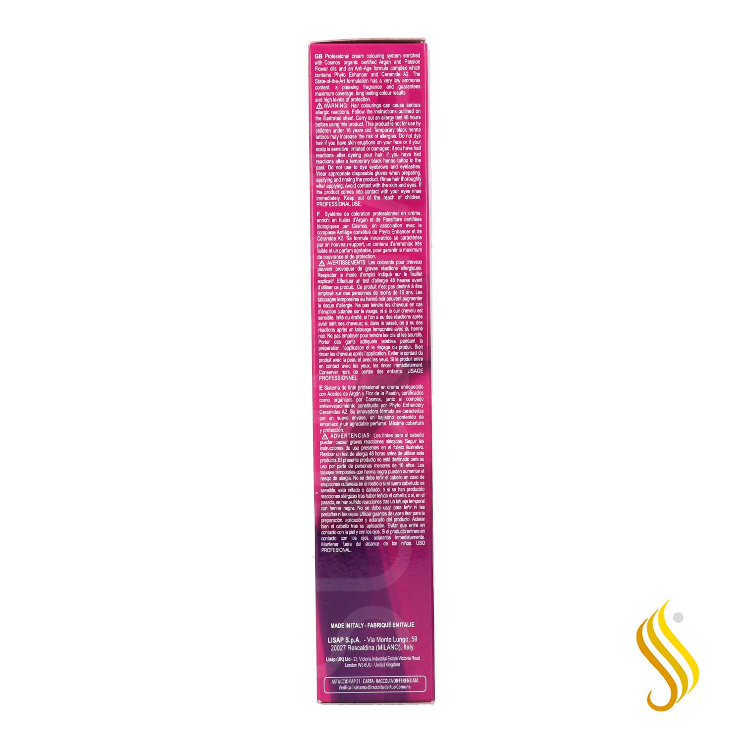 Lisap Lk Opc Color 5/2 Light Brown Ash 100 ml