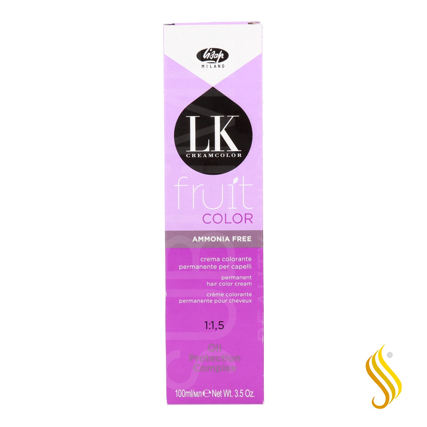 Lisap Lk Fruit Color 5/55 Light Brown Intense Red 100 ml