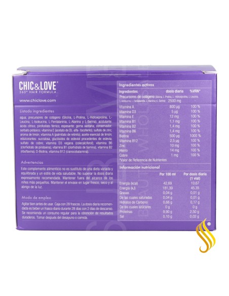 Chic Love 360º Hair Formula 28 U x 25 ml