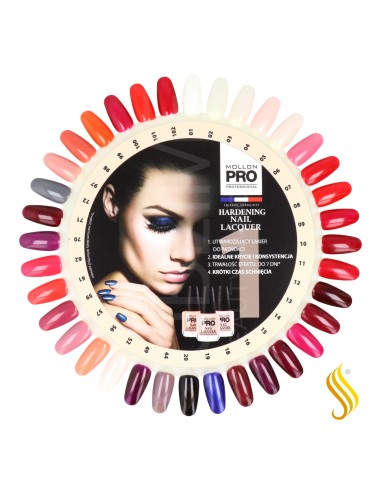 Mollon Pro Color Palette Hardening Nail Lacquer
