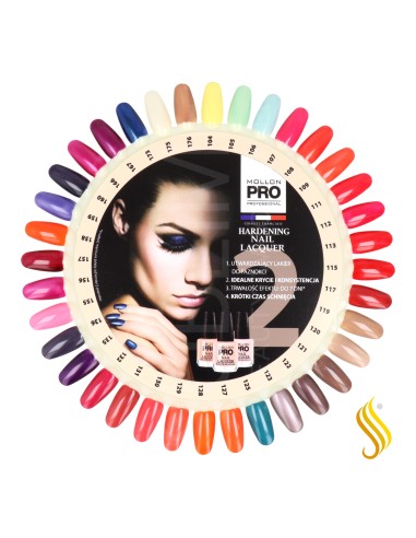 Mollon Pro Color Palette Hardening Nail Lacquer